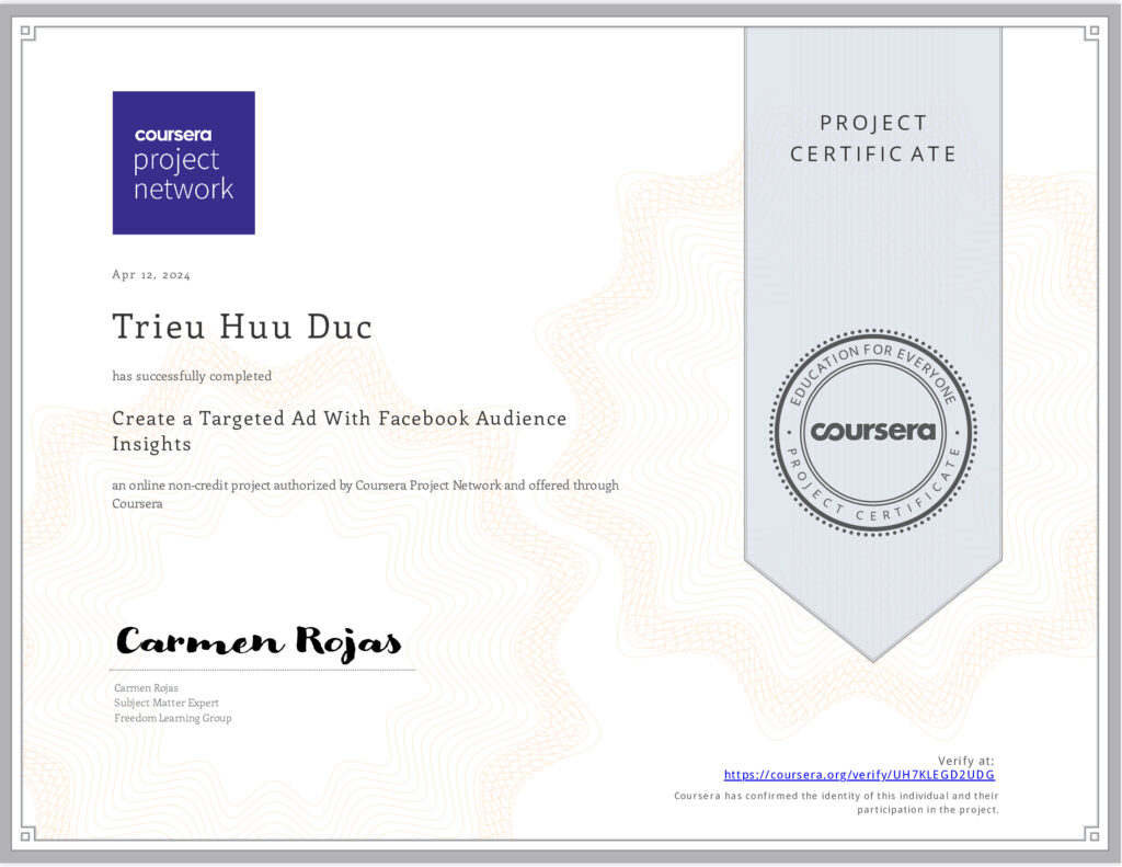 Coursera UH7KLEGD2UDG